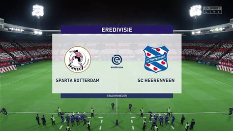 heerenveen vs sparta rotterdam